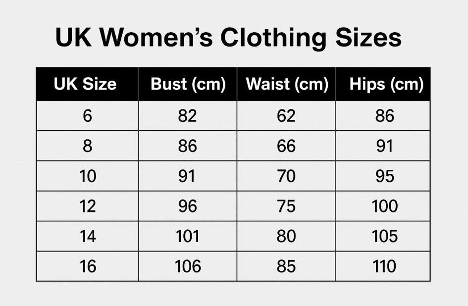 Size Guide FrancescaCouture Size Guide FrancescaCouture